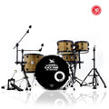 Beatello JBK Acoustic 5 Pieces Musical Percussion Instrument Basswood Drum Set Full Sizes Professional Drum Kits