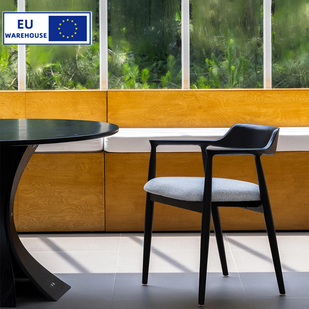 Fast Delivery EU Stock 1Chair/CTN Wooden Dining Chairs Solid Wood Chair Nordic Modern Ash Wood Chair for Restaurants