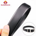 Black Custom 25mm Stink-proof Smooth Matte Waterproof Tpu Coated Webbing Leather Strap