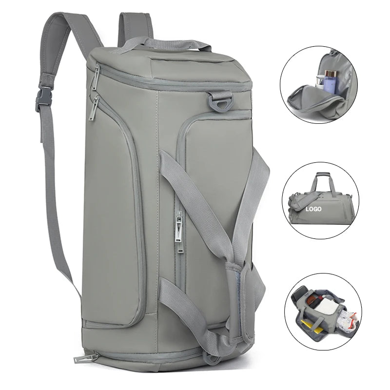 2025 NEW High Quality Custom Large Capacity Waterproof Multifunctional Travel Backpack Sports Gym Yoga Tote Bag Dry Bag