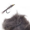 Squirrel Hair Fiber Fly Tying Dubbing Material Natural Soft Zonker Fur & Hair Materials for Nymphs Fly Fishing Flies Making