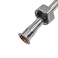 Copper Electroplated Straight Pipe 60 cm Length and 10 mm Diameter Plumbing Hoses Product