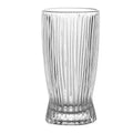 Ins Summer Minimalist Striped Household Lead Free 280ml Tea Juice Coffee Drinking Mug Glass Cup Vertical Stripe Glass Cup