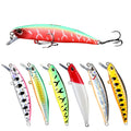TOPRIGHT M052 11g 75mm Bass Fishing Lure Hard Plastic Fishing Lure Minnow Fishing Bait Saltwater Sinking Minnow