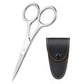 Eliter Ergonomic Manicure Steel Nail Scissors with Curved Straight Blades Sharp Tip Pedicure Cuticle Beauty Tool Stock