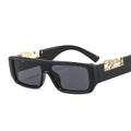 New Cheetah Decoration Fashion One Piece Lens Luxury Sunglasses Men Shades Small square Wholesale Sunglasses Custom logo Lentes