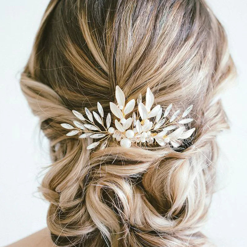 Pearl Hair Comb Wedding Hair Accessories Up-do Hair Headdress Bridal Accessories