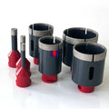 Drills-King 68mm Vacuum Brazed Diamond Core Drill Bit Kit with Black Oxide Finish for Porcelain Tile Cutting
