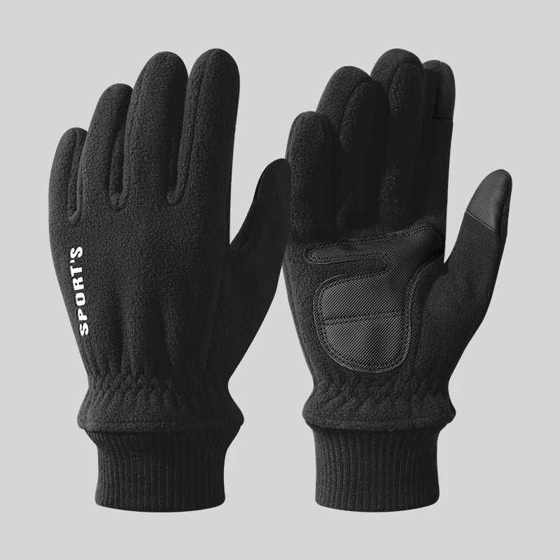 Non-Slip Palm Men Winter Warm Women Thicken Touch Screen Gloves