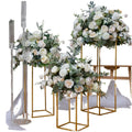 Wedding Flower Ball Artificial Purple Blue Rose Flowers Centerpieces Ball Table Centerpieces Flower Ball Wedding Decorative