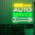 Wholesale Led logo Light Auto Service Neon Sign Custom Made Barber Shop Dropshipping Neon Sign for Party Car Repair Shop Decor