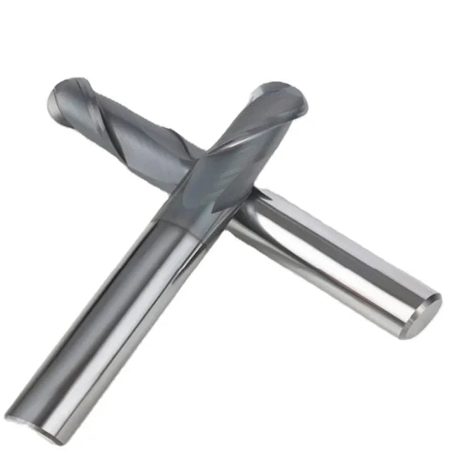CHENGZHEN HRC58 2-Flute Carbide Ball Nose End Mill - â‰¤0.005mm Precision CNC Router Bit RoHS Certified