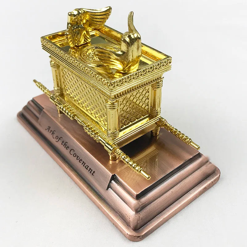 Israel Judaism Alloy Ark Home Decoration Christian Jewish Supplies Party Gift Gold Lamp Table Ark of the Covenant