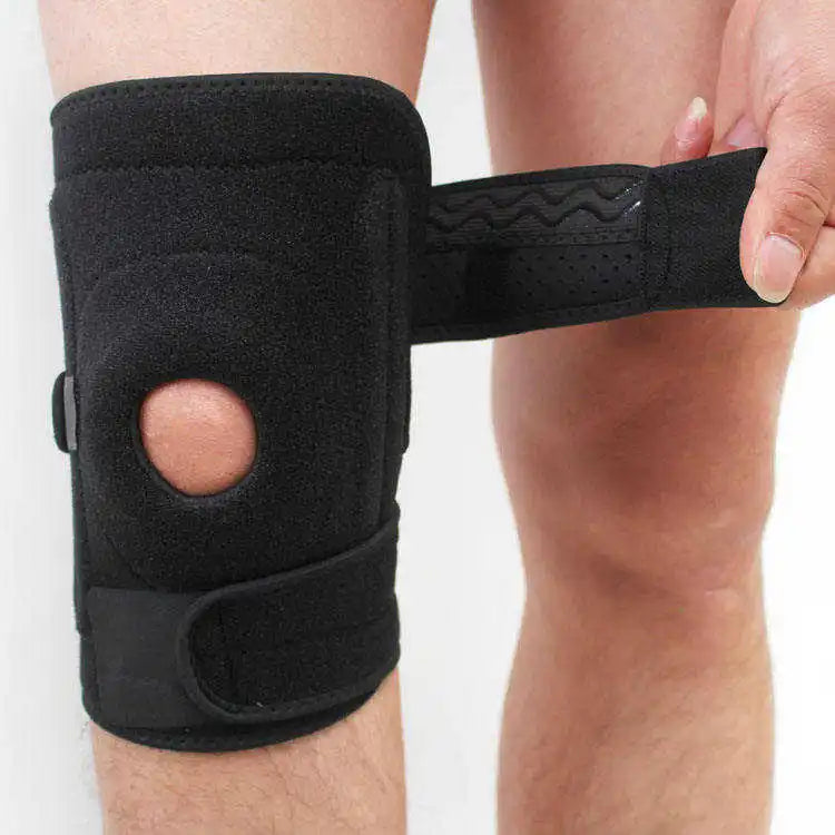 Adjustable Hinged Knee Stabilizer Brace Wraps Breathable Spandex/Nylon Stretch Professional Protection Shock Absorber Support