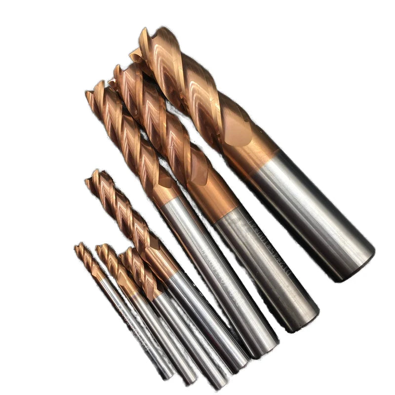 SLANK Endmill Carbide HRC 55 Coating Milling Cutters for Metal CNC Tools Fresa End Mill
