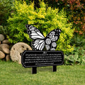 Putuo Decor Custom Dog Outdoor Garden Cat Wooden Sign Mother Father Irregular Shape Garden Stakes Yard Sign