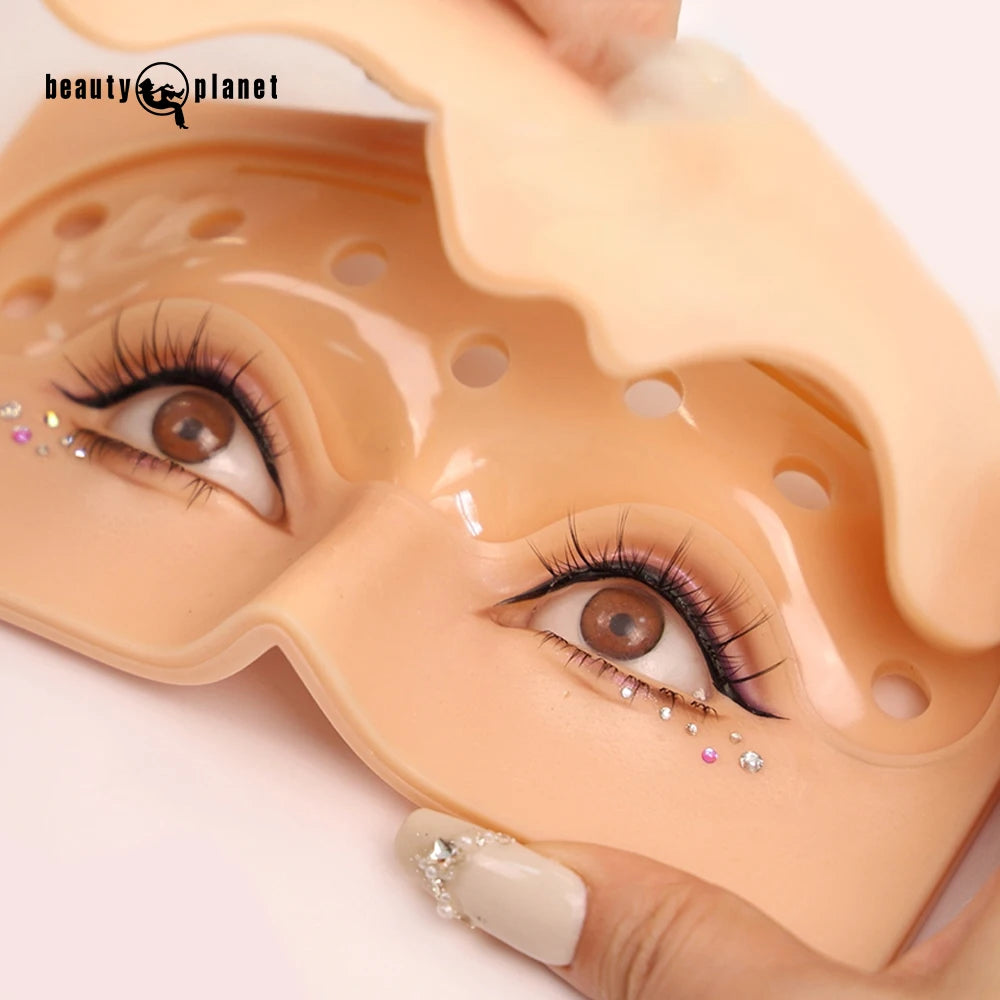 Beauty Planet Best Silicone Practice Board Makeup Free Shipping Pmu Practice Skins Makeup Practice Board for Eyelashes