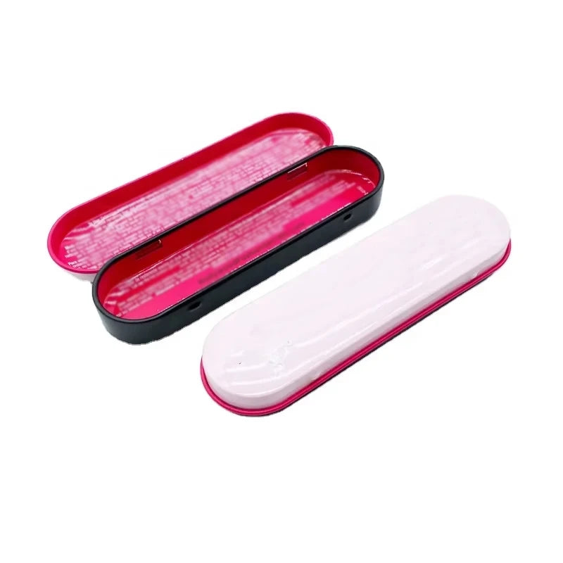 Factory Supply Directly Custom Logo Printed Cheap Best Selling Rounded Corner Rectangular Tin Container School Girls Recycled