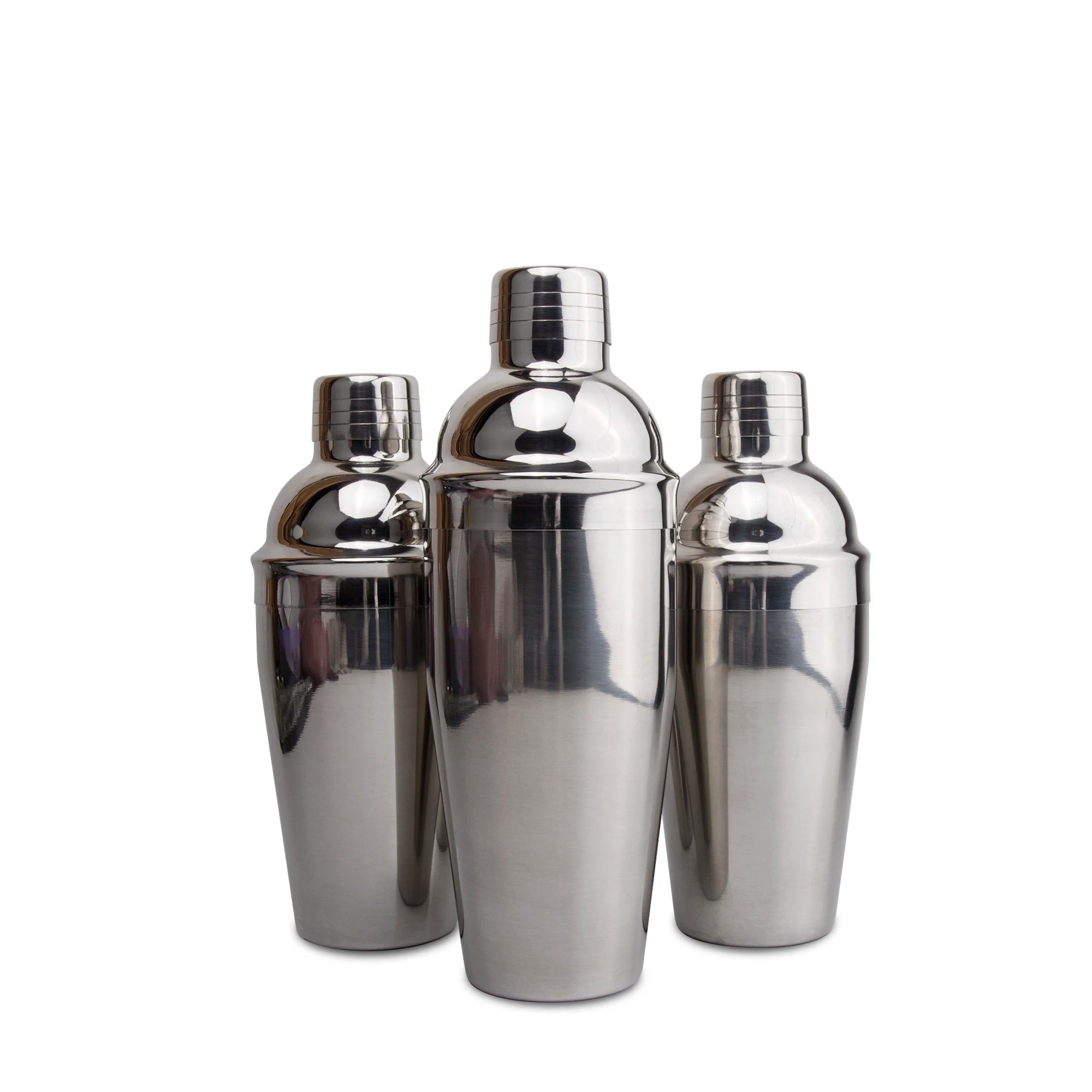 Stainless Steel Modern Durable Customizable Color & Size Metal Martini Cocktail Shaker Bar Tool Set