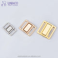 2024 Custom Swimwear Hardware Zinc-alloy Nickel-Free Eco-friendly Square Bikini Clasp Metal Bra Front Closure Connecting Buckle