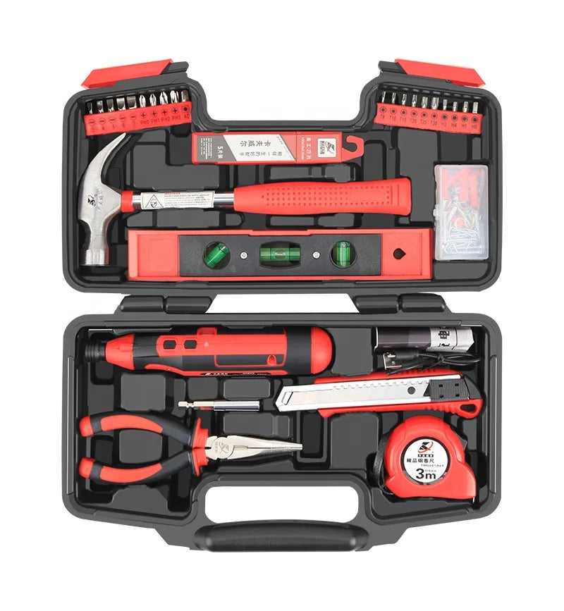 KAFUWELL H3516A 29PCS Portable DIY Hand Tool Combination Toolkit Electric Screwdriver Tool Sets Professional Household Tools
