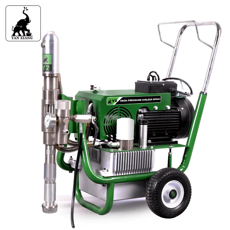 Y2 Electric Hydraulic Airless Spray Machine 220V Construction Machinery Paint Putty Motor Long Lifetime Pump Engine Bearing