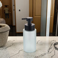 Chrome Wall Mounted Manual Pump Dispenser Holder for Shampoo/Soap Foam Hand Soap Dispenser for Hotels Bathrooms