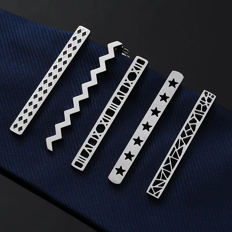 Multicolor Stainless Steel Funny Creative Fashion Guitar Shape Men's Tie Clip Model T9-27