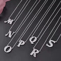 Customize Name Jewelry Iced Out Bling CZ Chain All 26 Initial Alphabet X Initials Necklace