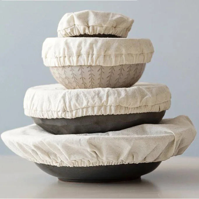 Y-Z Bread Basket Food Cover Sustainable Cotton Bowl Covers Bread Baking Kit Reusable Bowl Cover