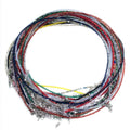 Natural Crystal Agate Tourmaline Stone 2mm Cutting Beads Mini Flashing Adjustable Necklaces Are Suitable for Men and Women Gifts