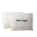 Wholesale Logo Purse Dust Bag Muslin Cotton Canvas Envelope Dust Bag With Ribbon for Packing Gift