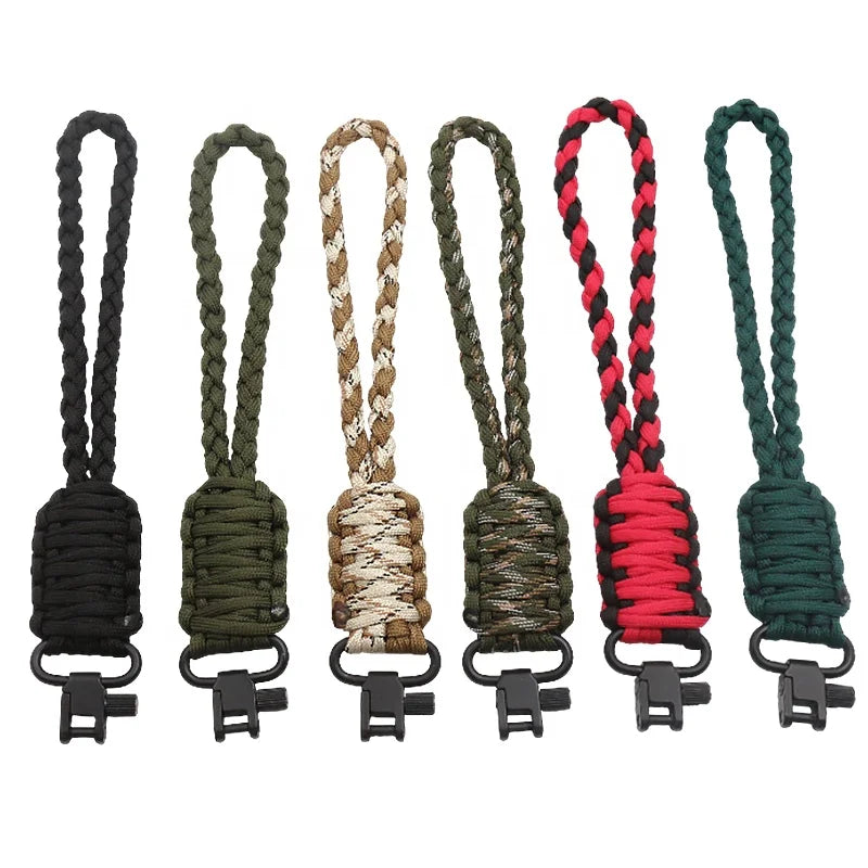 Outdoor Hunting Detachable Braided Paracord Loop Tree Stand with Swivel for Wildlife Viewing