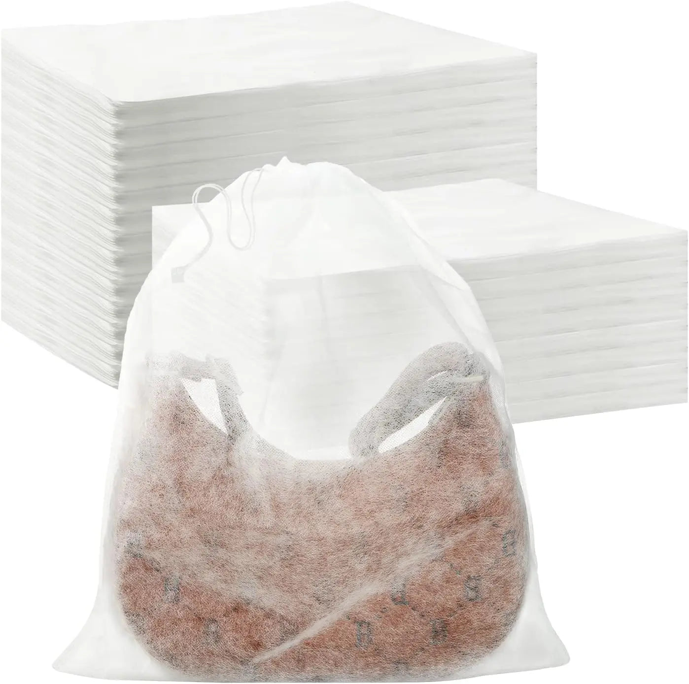 Travel Shoe Bag Non Woven Fabric Storage Bags Dust Bags for Purses and Handbags Dust Storage Pouch