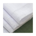 100% Polyester Slub Yarn Sheer Curtain Fabric Woven Intrinsically Flame Retardant with Dyed Pattern Hard Hand Feel for Seniors