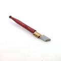Professional Diamond Glass Cutter with Wooden Handle Iron Plate Blade 3-12mm Thickness Cutting Pen