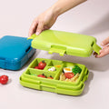 Custom Model 100% Leakproof Microwavable Cute School Lunch Box  Eco Friendly Dishwasher Plastic Bento Box for Kids