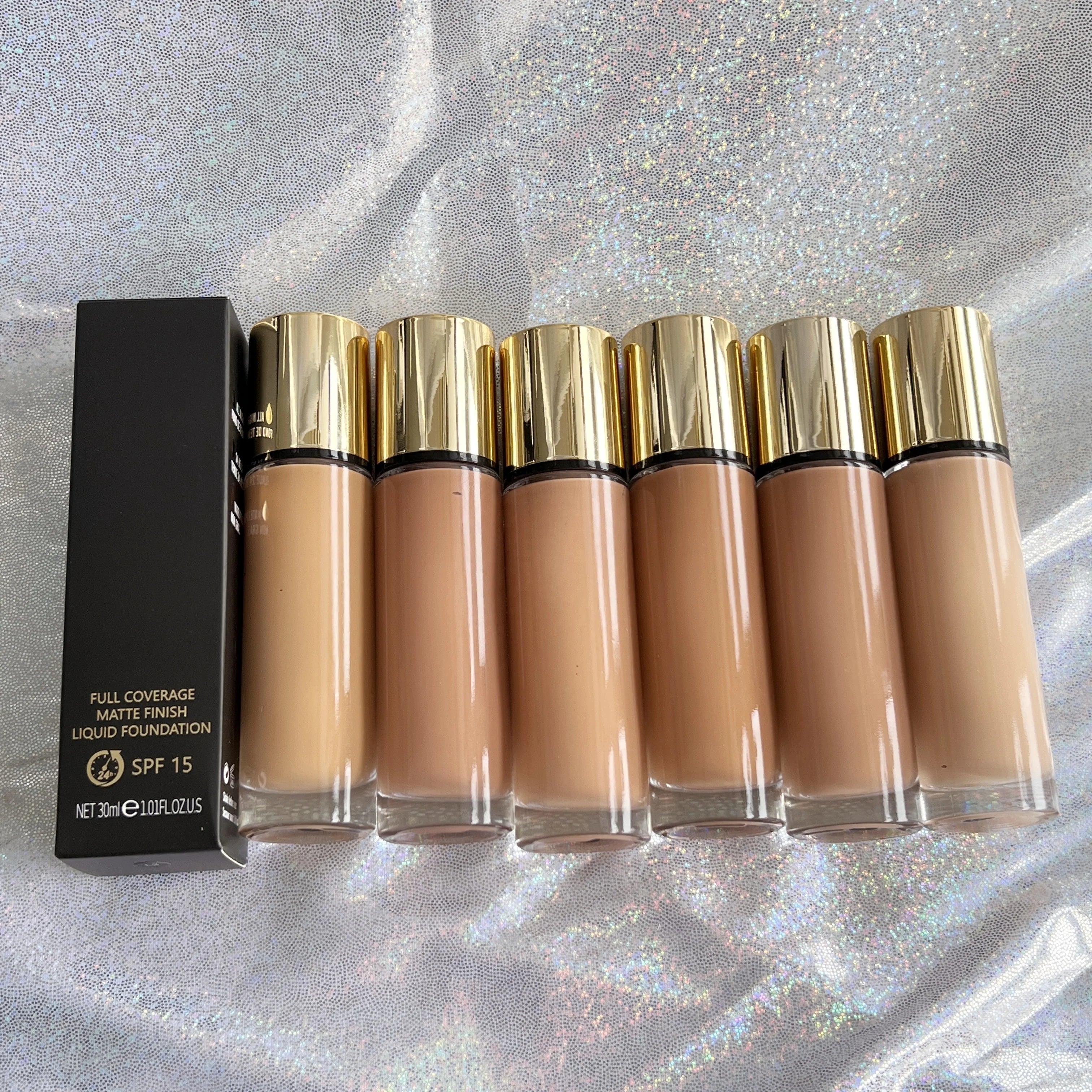 Oil-control Concealer Vegan 25 Colors Sunscreen Spf 15 Foundation Private Label