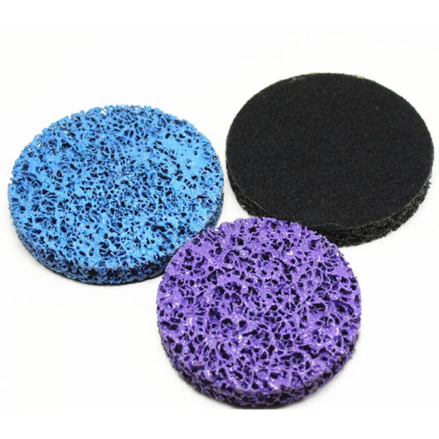 115mm Black Blue Purple Color Rubber Abrasive Disc with Hook and Loop Clean Flap It's Used by Pad OEM Customized Support