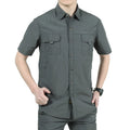 Men's Quick-Dry Casual Shirt Uniform Shirt  for Hiking Climbing Hunting Outdoor Safari Shirt
