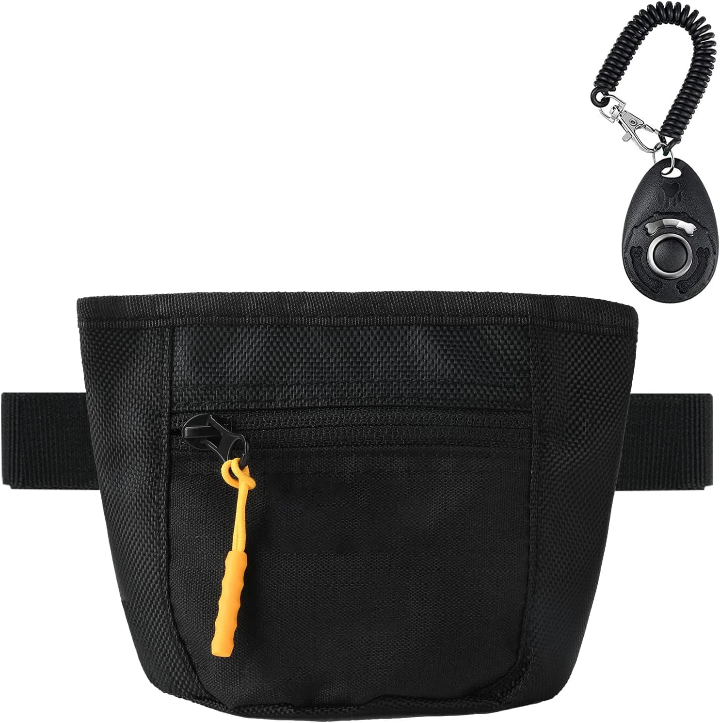 Dog Training Treat Pouch Pet Waist Belt Clip Magnetic Closure Hands-Free Clicker Training Convenient for Pets' Travel