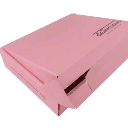 Customized Color Box Zipper Corrugated Box Easy Tear Line Packing Carton Shipping Gift Mailer Box Self-adhesive Glossy Embossing