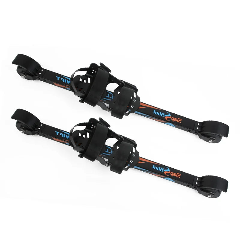 Newest Design 700MM Freestyle Adults RollerSki Aluminum Alloy Surface Fine Wheel Roller Ski