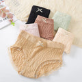 Hot Sale Mid Waist Girl Briefs Pure Nylon Female Underwear Panties Womens Briefs Lady Bow Panties