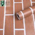 PVC Self Adhesive Wallpaper Roll Bedroom Living Room Furniture Renovation Brick Sticker Dormitory Vintage Wall Papers Home Decor