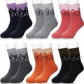 2026 Custom Kid Socks Winter Hiking Thermal Thick Woolen Crew Sock Cozy Fuzzy Warm Wool Boot Socks for Boys Girls Child