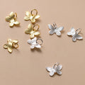 Wholesale Anti Tarnish S925 Sterling Silver Bracelet Butterfly Charms Jewelry Gold Plated 18K