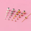 S925 Sterling Silver 2.5-6 mm Silicone Stopper Beads for DIY Bracelet & Necklace Handmade Adjusting Jewelry Accessories