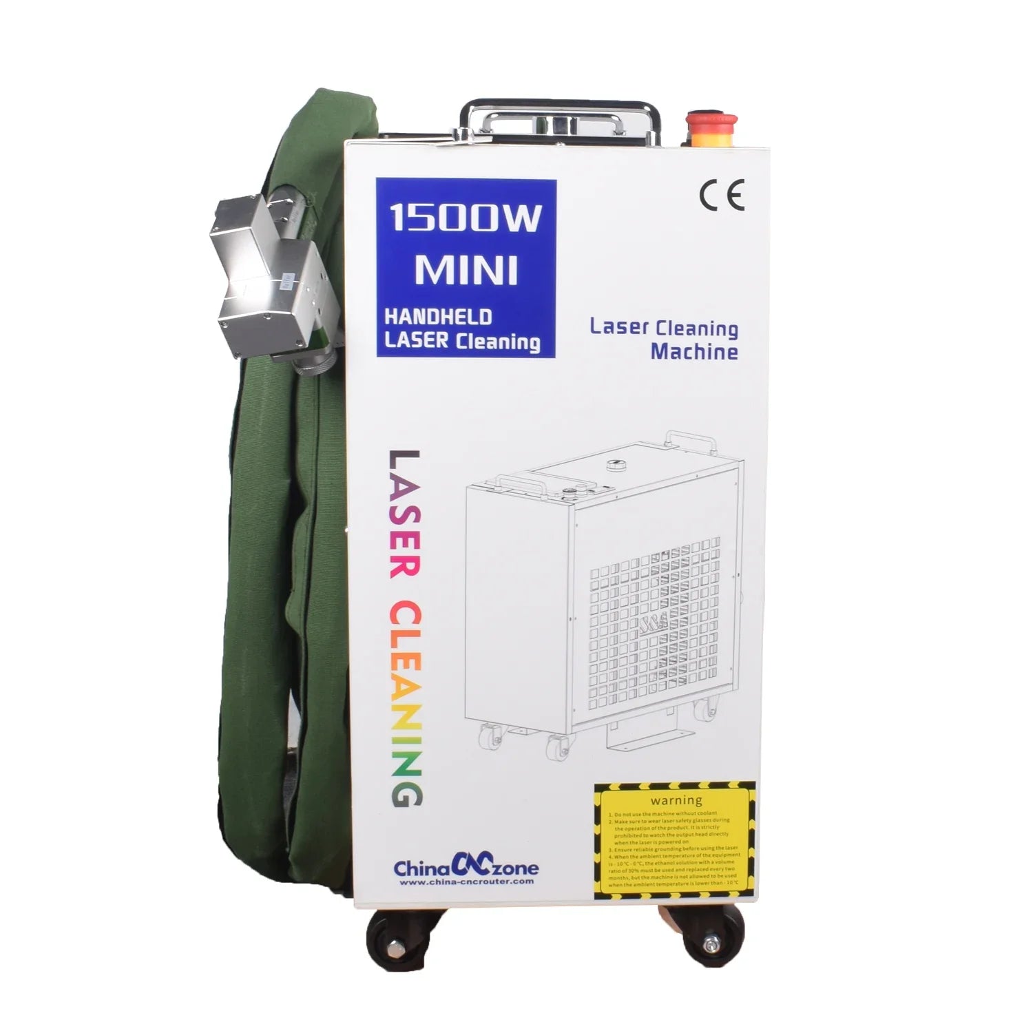 EU Stock New 1500W Relfar Double Pendulum Fiber Laser Cleaning Machine for Metal & Stone Rust Removal Free Tax