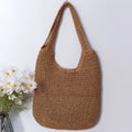 Designer Women's Straw Bag with Two Handles Handmade Summer Beach Bag for Fashion Dress Wholesale